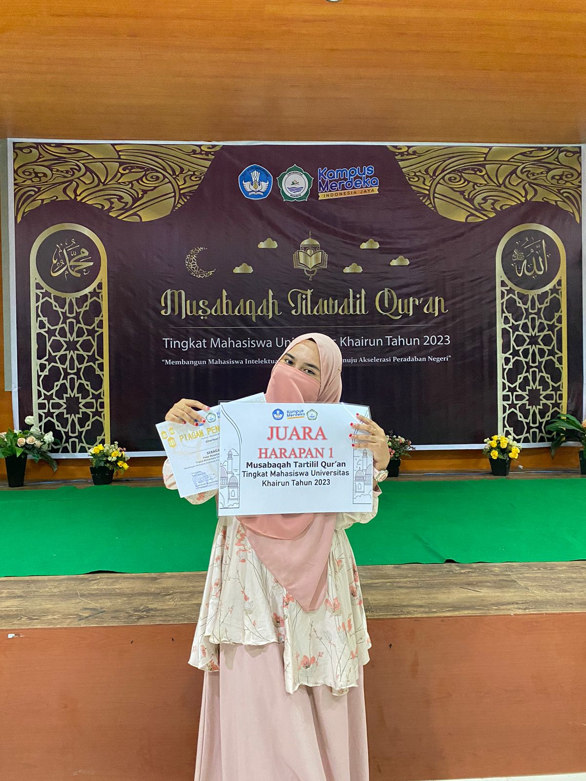 Mahasiswa Psikologi Menang Lomba Musabaqah Tartil Qur'an