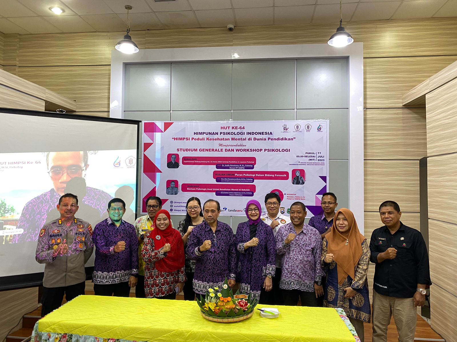 Studium Generale &amp; Workshop Psikologi oleh Himpunan Psikologi Indonesia (HIMPSI) di Universitas Khairun